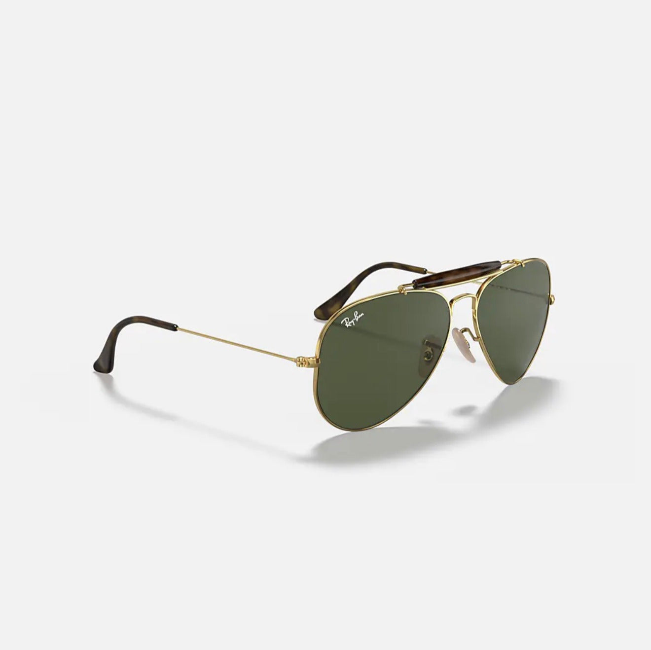 Ray-Ban RB3026 OUTDOORMAN II Gold Frame Green lens