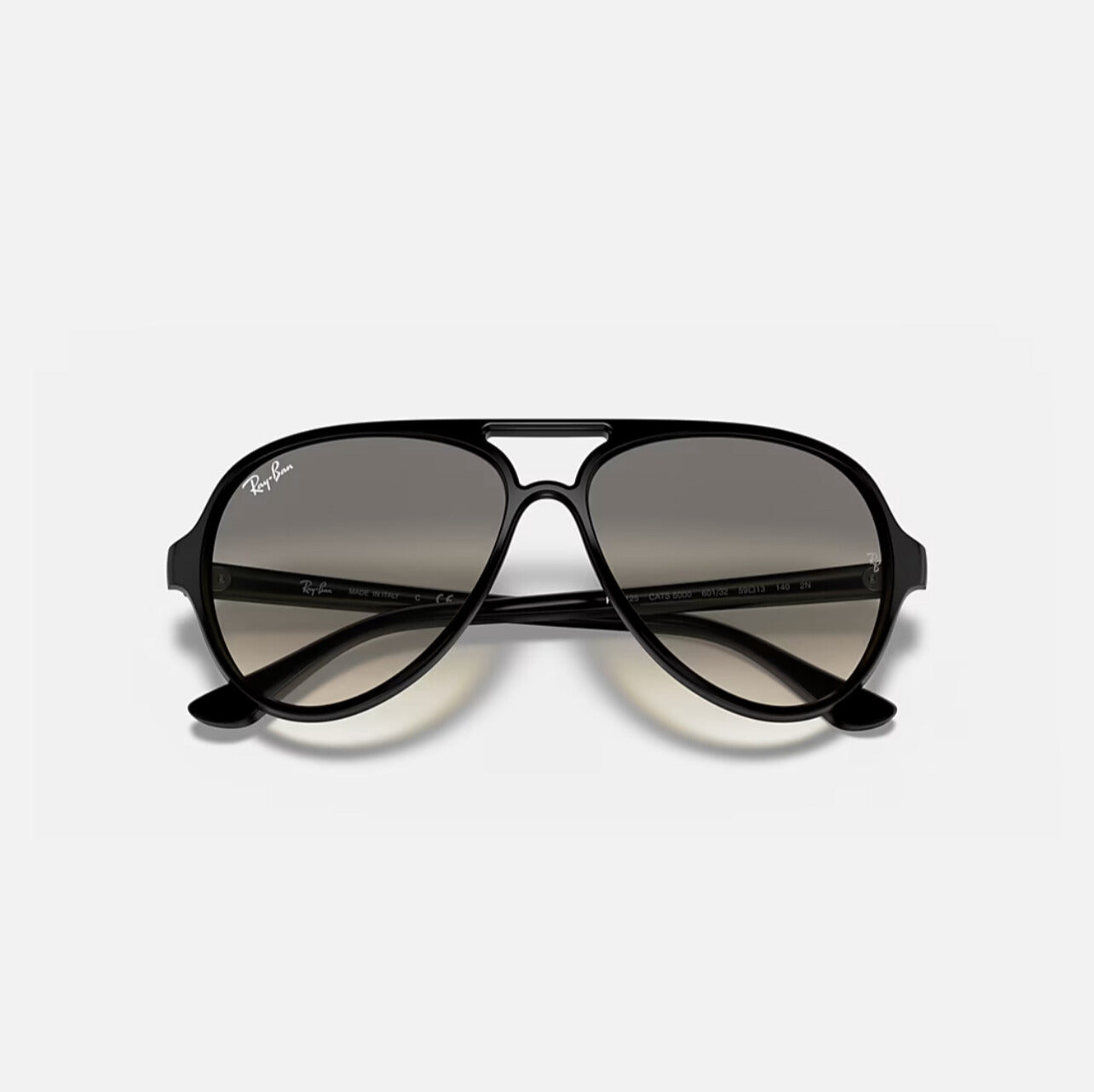 Ray-Ban CATS 5000 CLASSIC Polished Black frame Gradient Grey lens RB4125 601/32 59-13