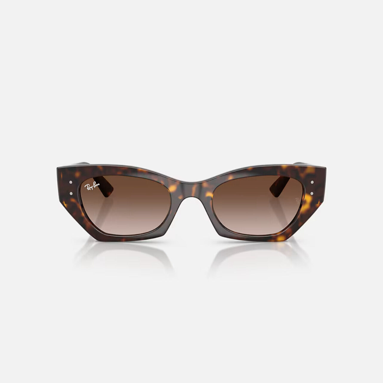 Ray-Ban Zena RB4430 Polished Havana Frame Gradient Brown Lens