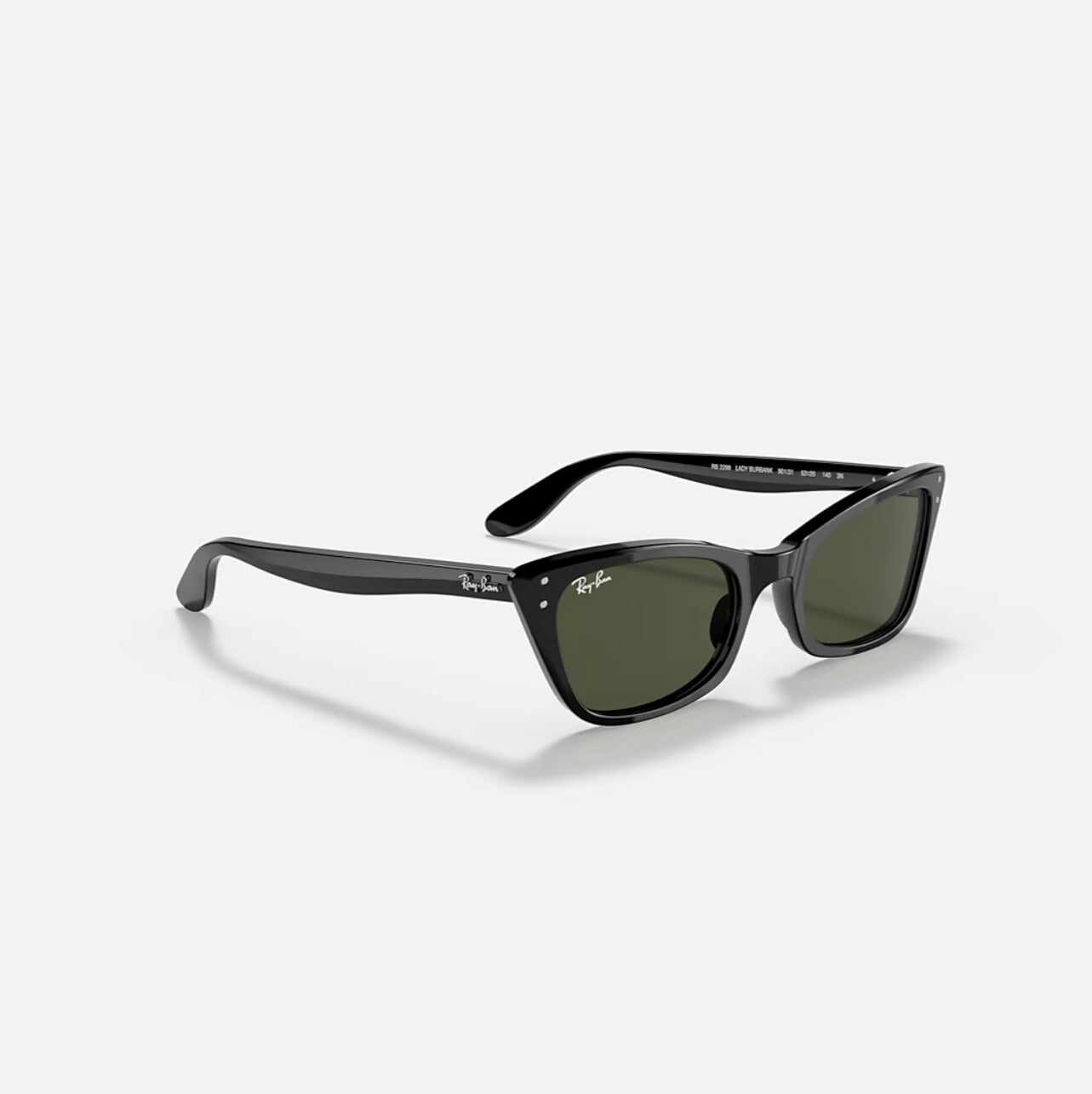 Ray-Ban LADY BURBANK black frame green lens RB2299 901/31 52-20