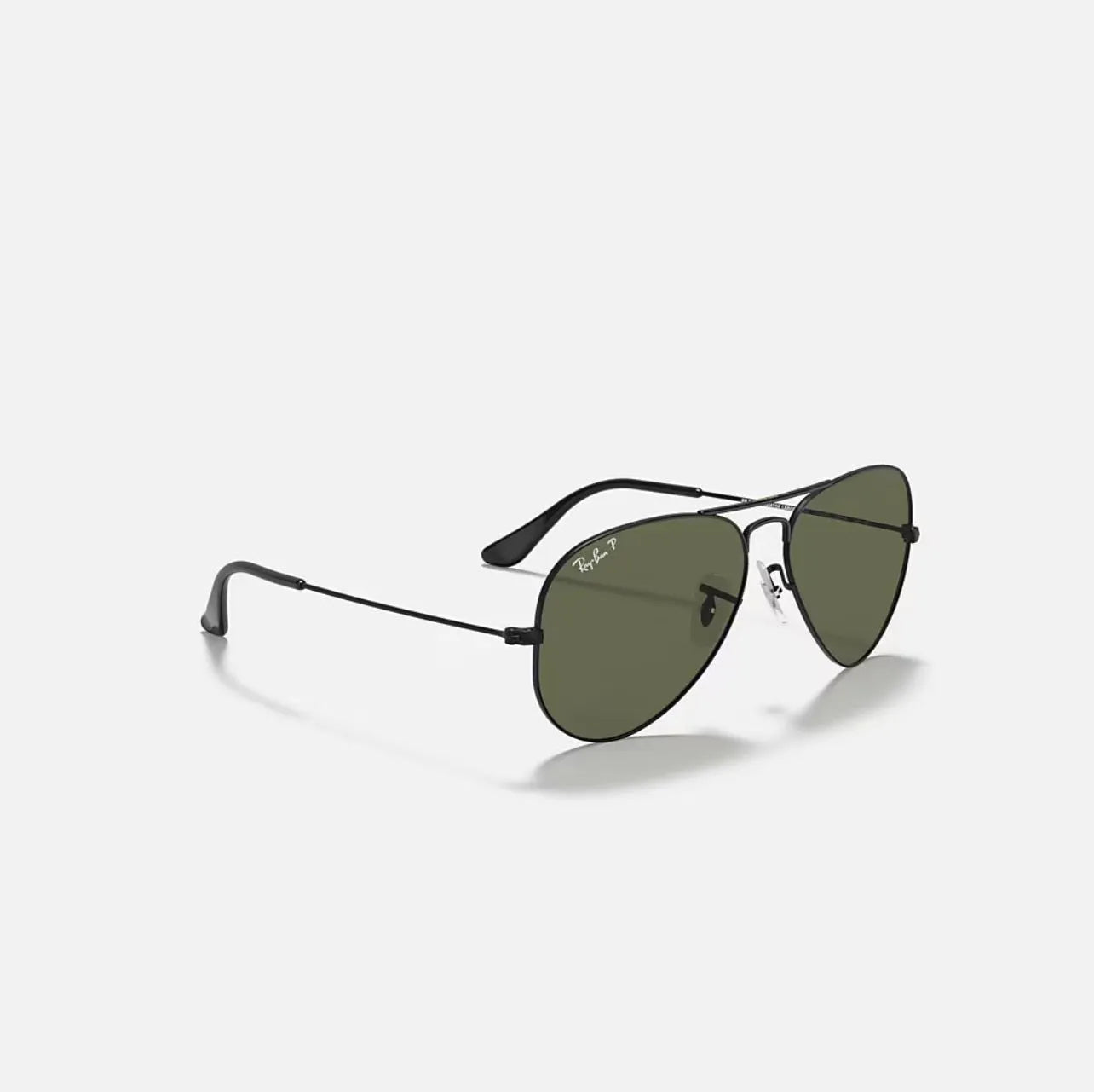 Ray-Ban BR3025 Aviator Black Classic frame Polarized green lenses