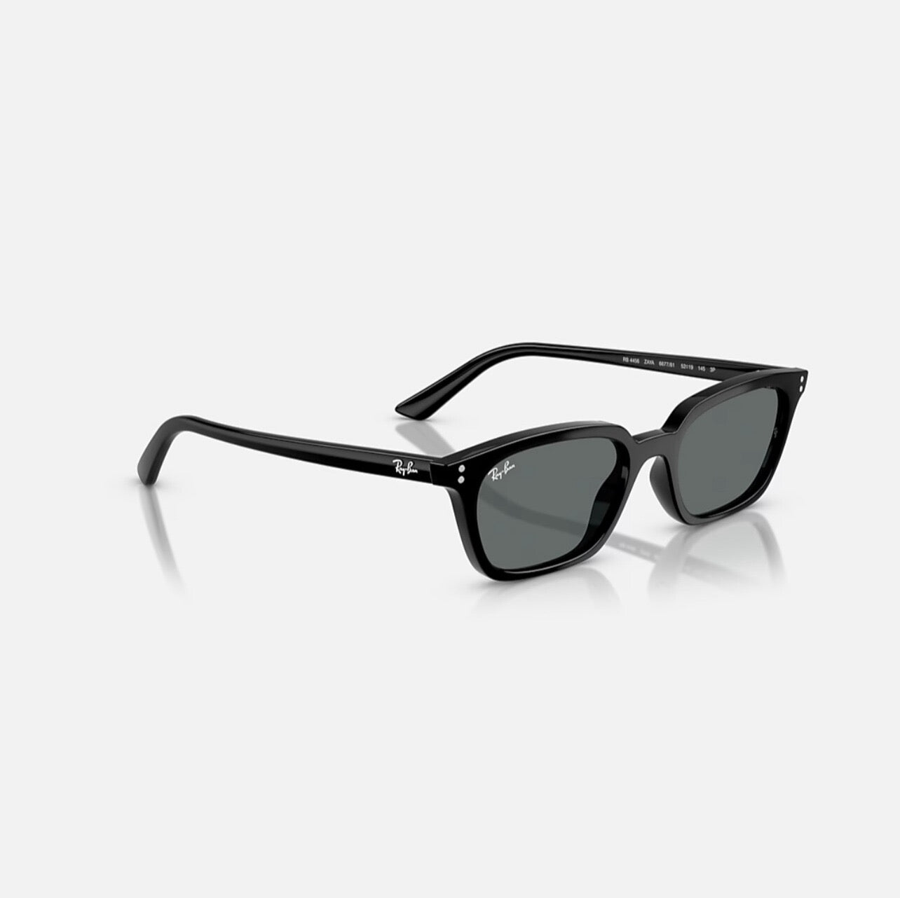 Ray-Ban ZAYA BIO-BASED Polished Black frame grey lens