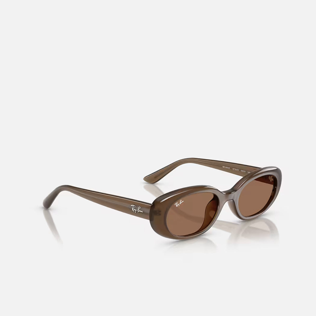 Ray-Ban RB4441D BIO-BASED Matte Opal Brown Frame Dark Brown lens