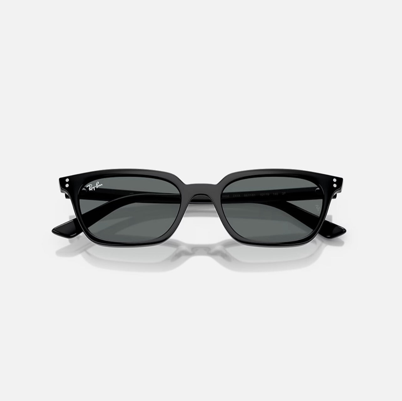 Ray-Ban ZAYA BIO-BASED Polished Black frame grey lens