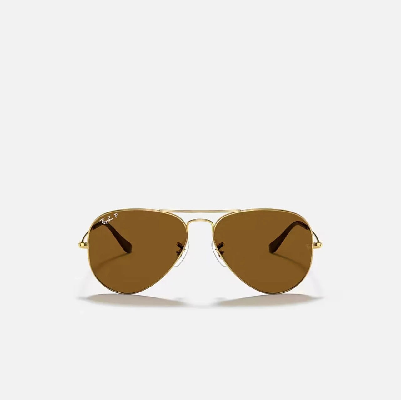 Ray-Ban RB3025 Aviator Gold frame Sunglasses Brown Polarized lanses