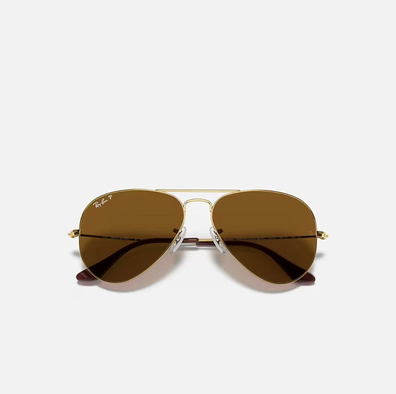 Ray-Ban RB3025 Aviator Gold frame Sunglasses Brown Polarized lanses