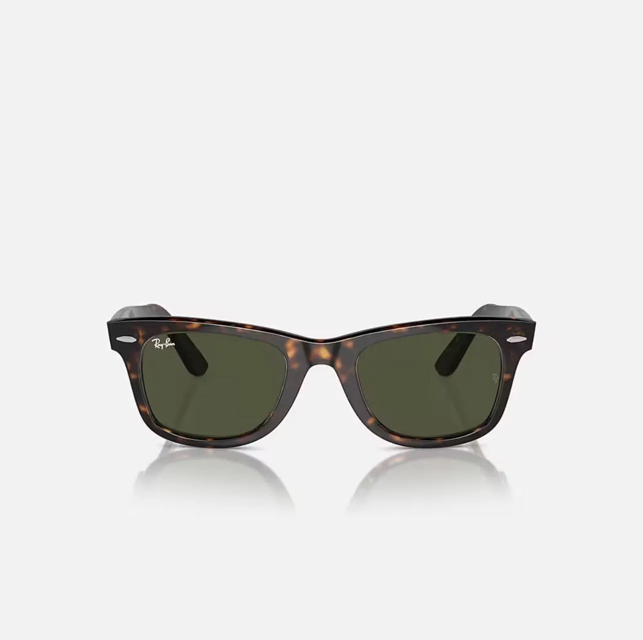 Ray-Ban RB2140 Wayfarer Tortoise Frame green polarized Lenses