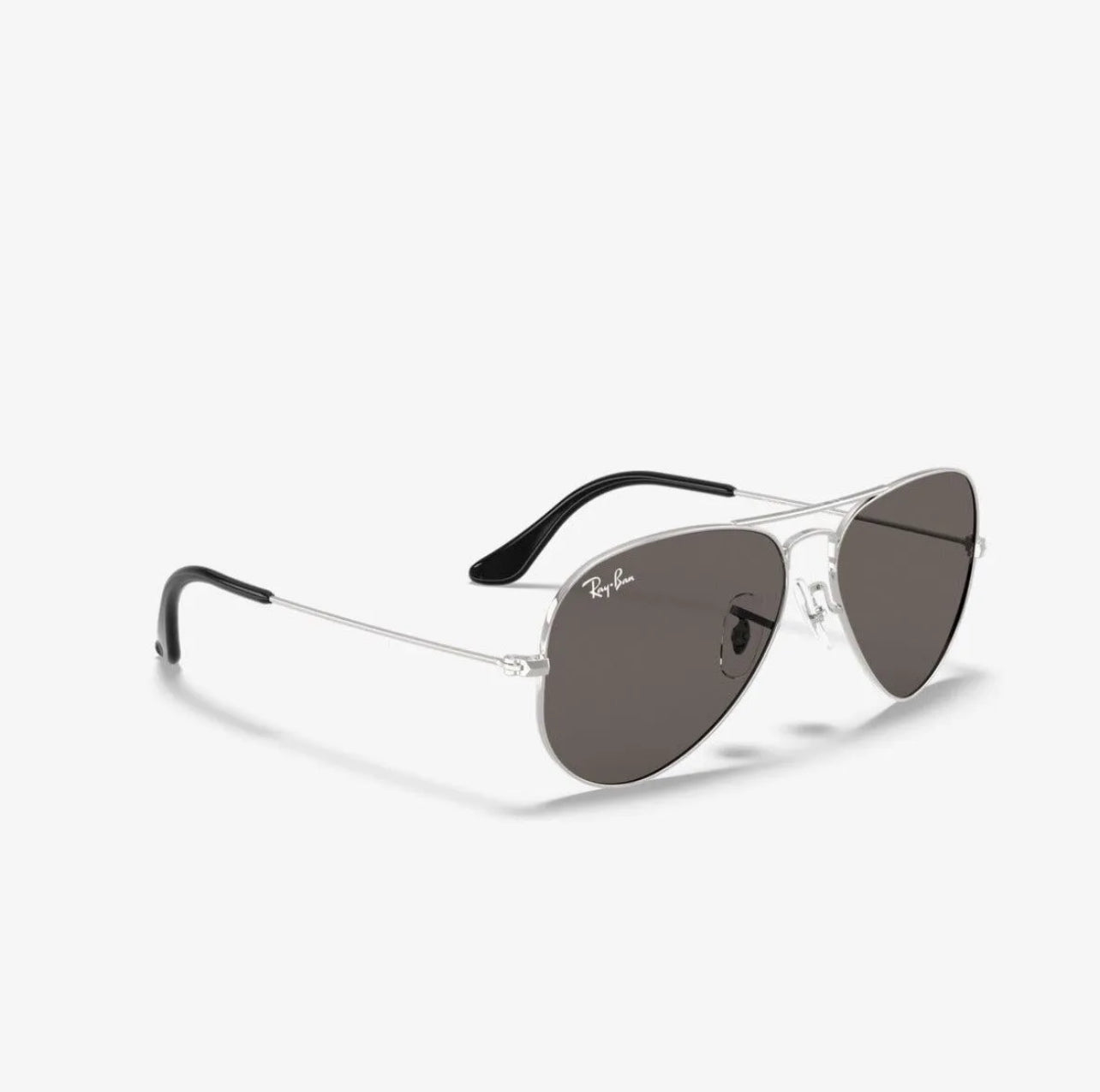 Ray-ban Aviator RB3025 silver Frame Black Lens