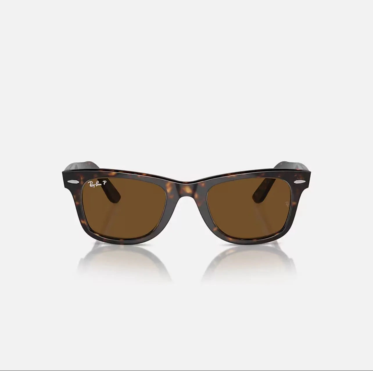 Ray-Ban RB2140 Wayfarer Tortoise Frame Brown polarized Lenses