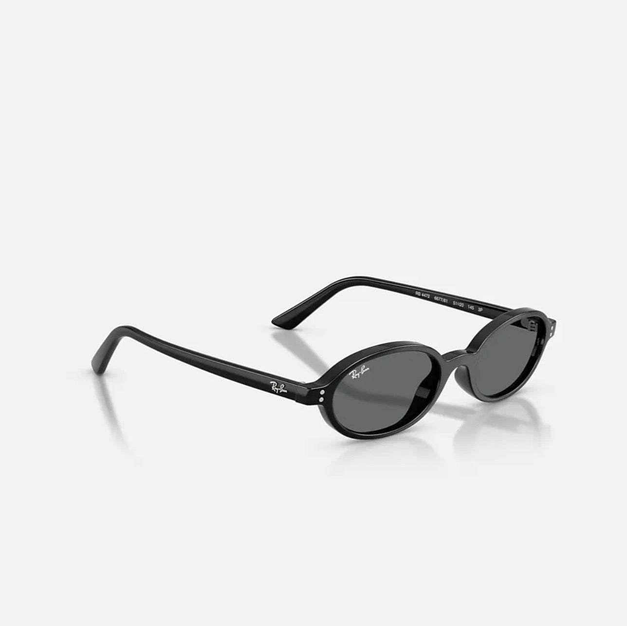 Ray-Ban KHAL BIO-BASED Polished Black Frame Dark Grey lens