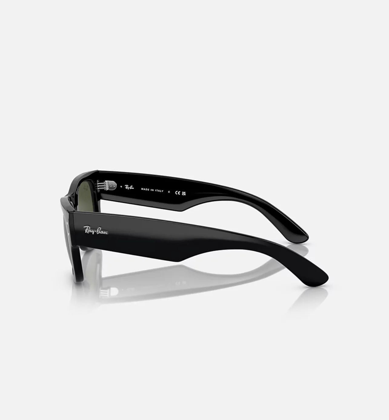 Ray Ban MEGA WAYFARER Sunglasses in Black and Green - RB0840S