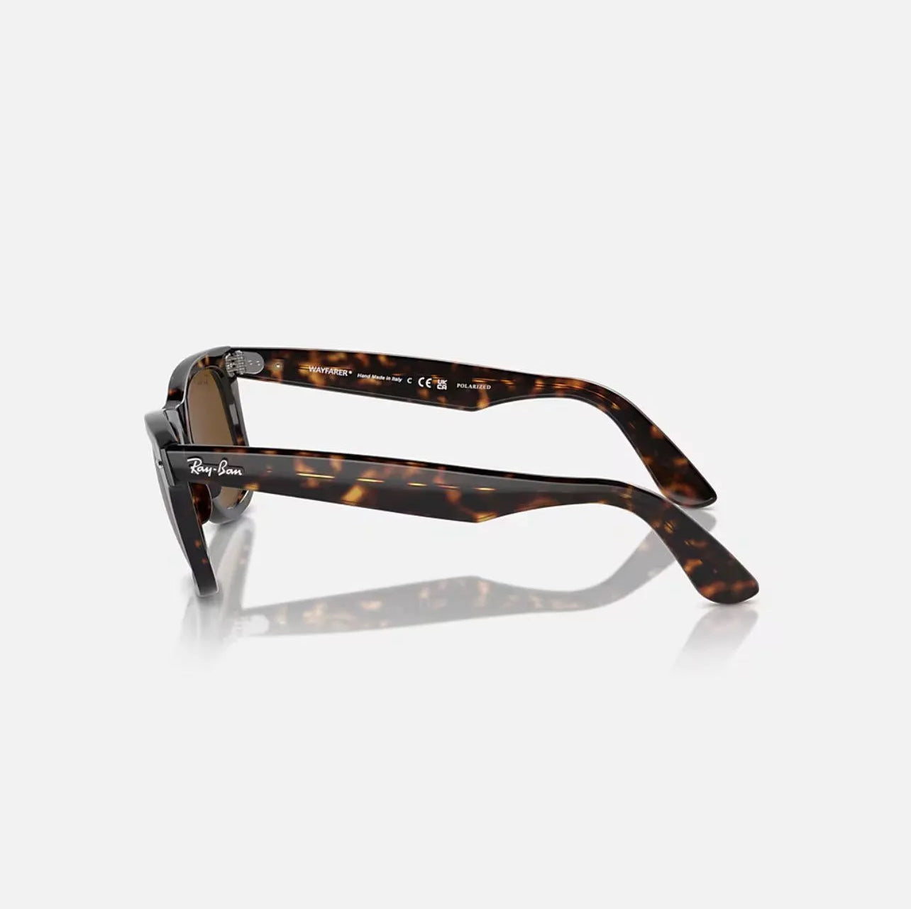 Ray-Ban RB2140 Wayfarer Tortoise Frame Brown polarized Lenses