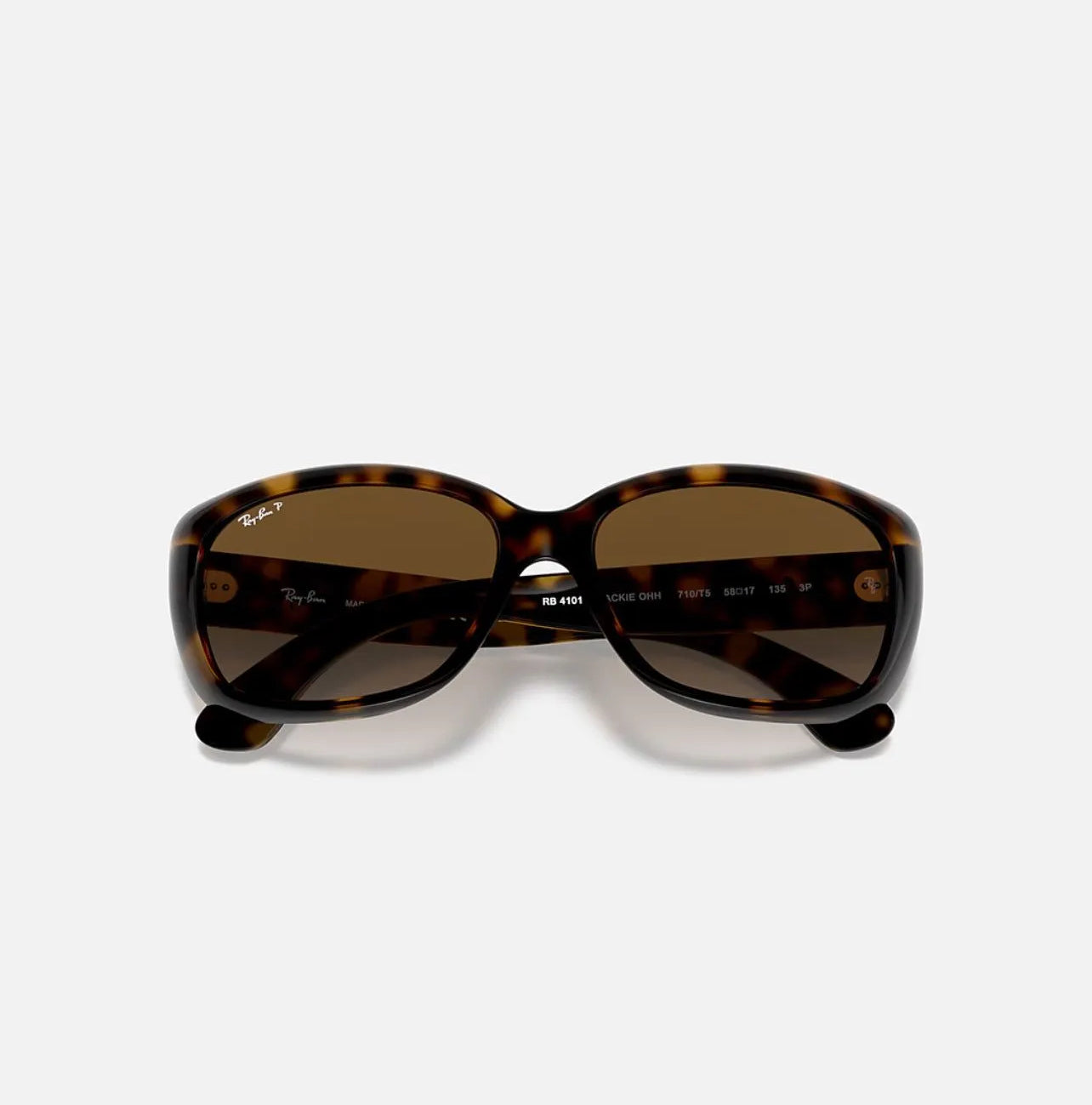 Ray-Ban Jackie Ohh Tortoise Brown Frame Gradient Polarized Lens RB4101 58-17