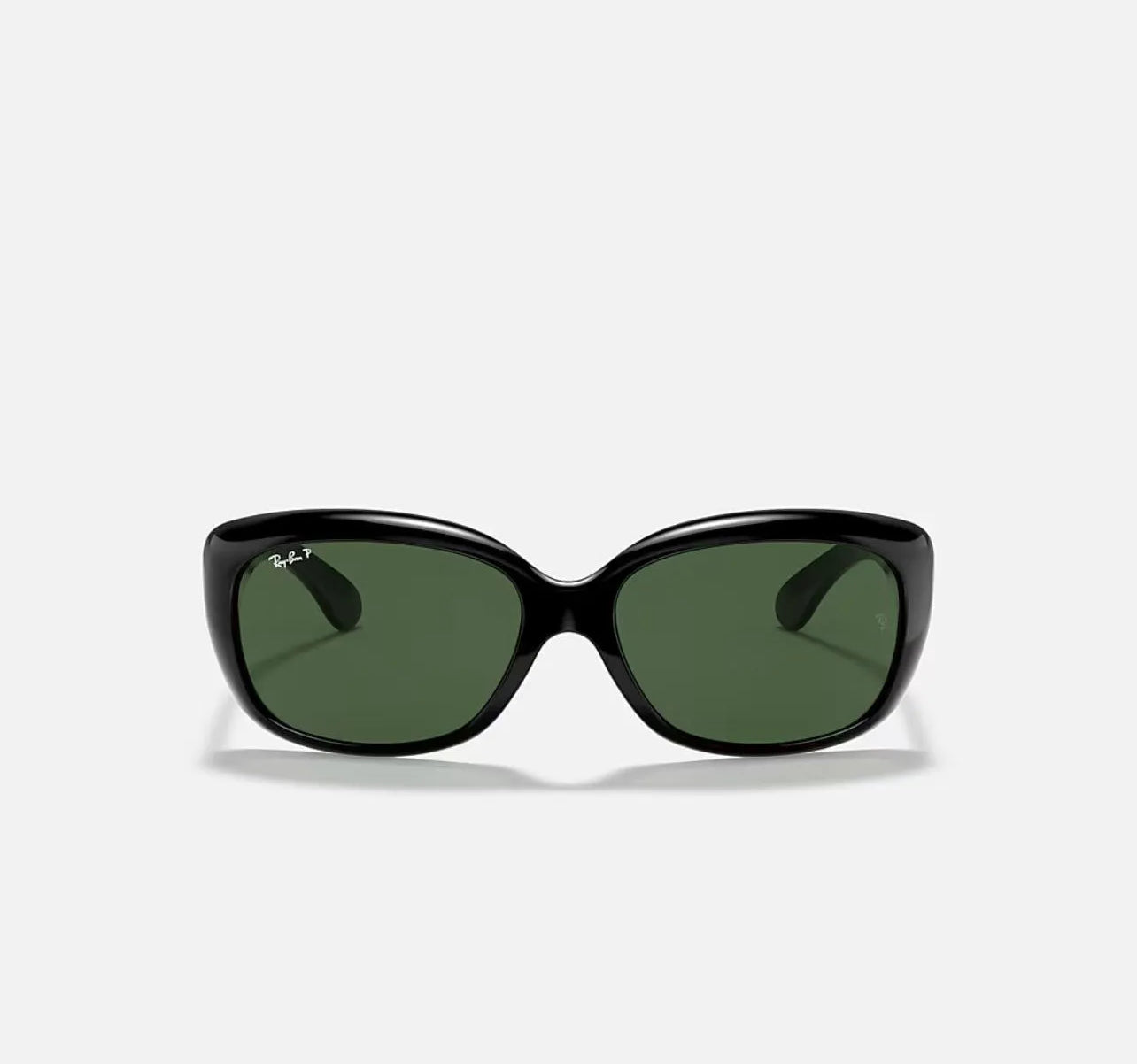 Ray-Ban RB4101 Jackie Ohh M (58 - 17) with green polarized lenses and Black frame
