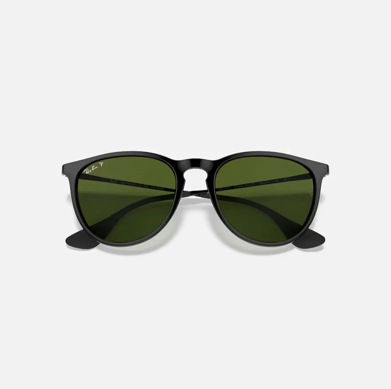 Ray Ban RB4171 Erika 54mm Sunglasses - Black Frame/ green Lens