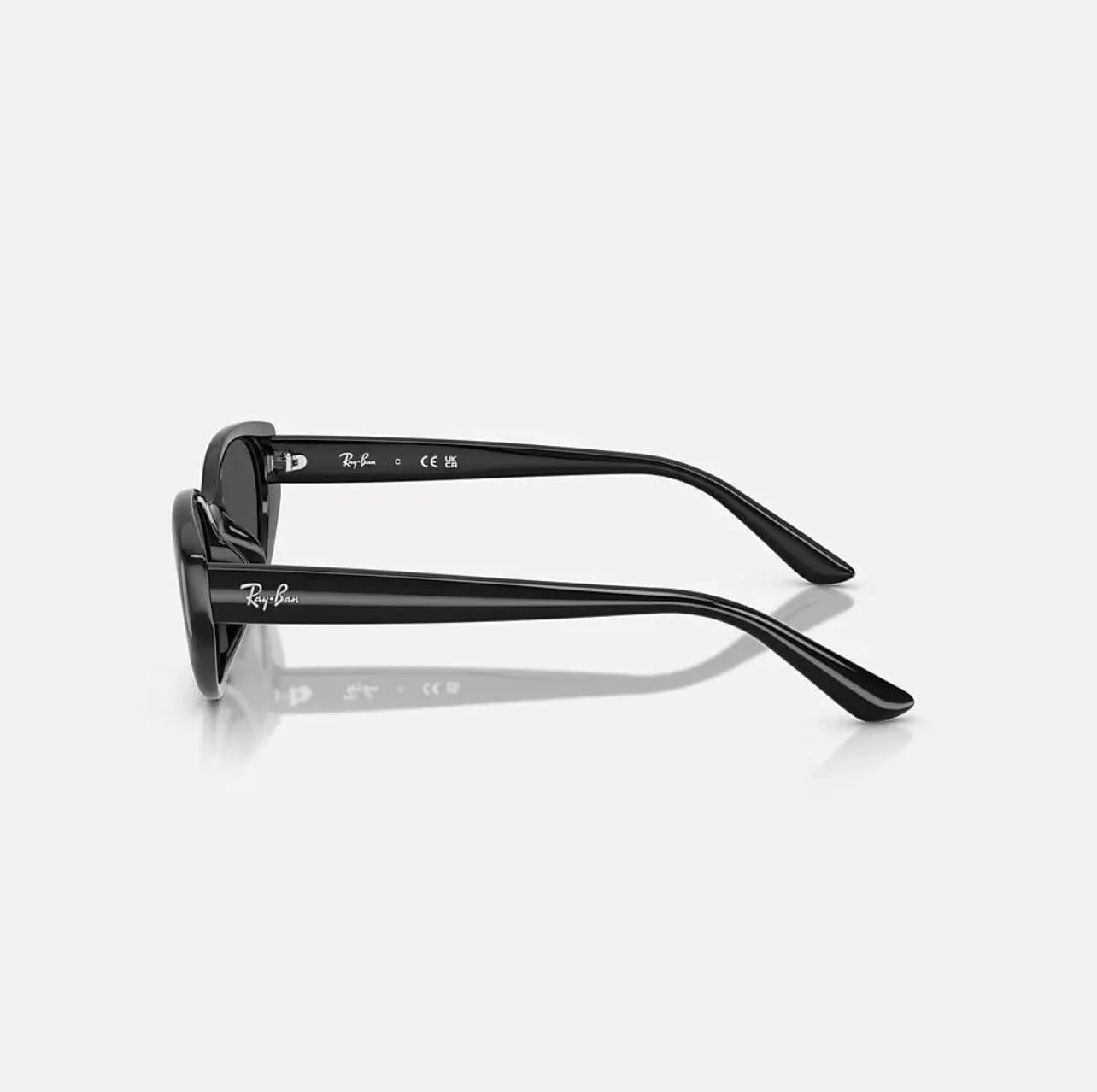 Ray-Ban 4457D Black Frame Gray Lens