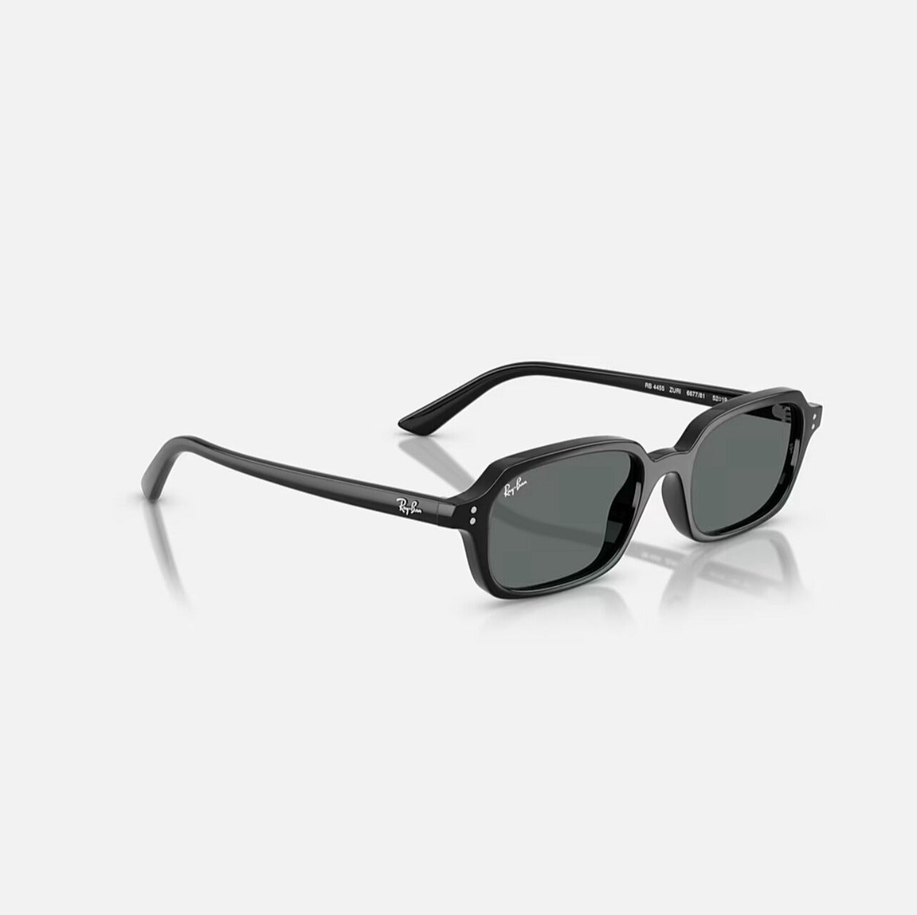Ray-Ban ZURI BIO-BASED Polished Black Frame Dark Grey lens RB4455 667781 52-19