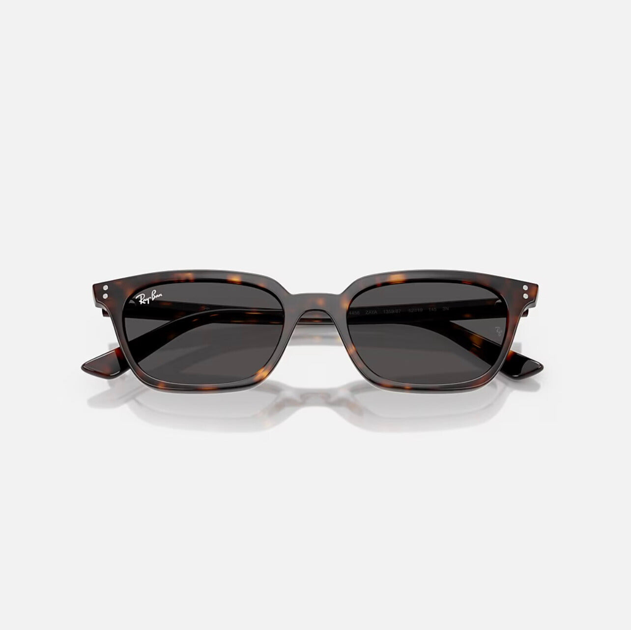 Ray-Ban ZAYA BIO-BASED RB4456 frame Polished Havana lens dark grey