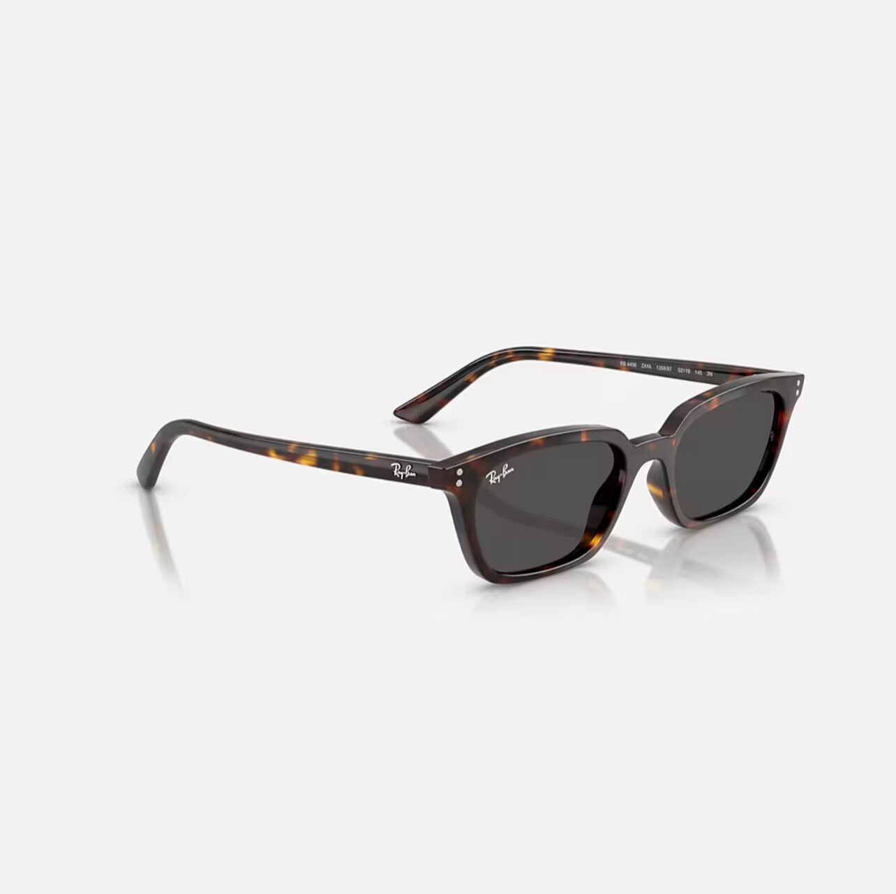 Ray-Ban ZAYA BIO-BASED RB4456 frame Polished Havana lens dark grey