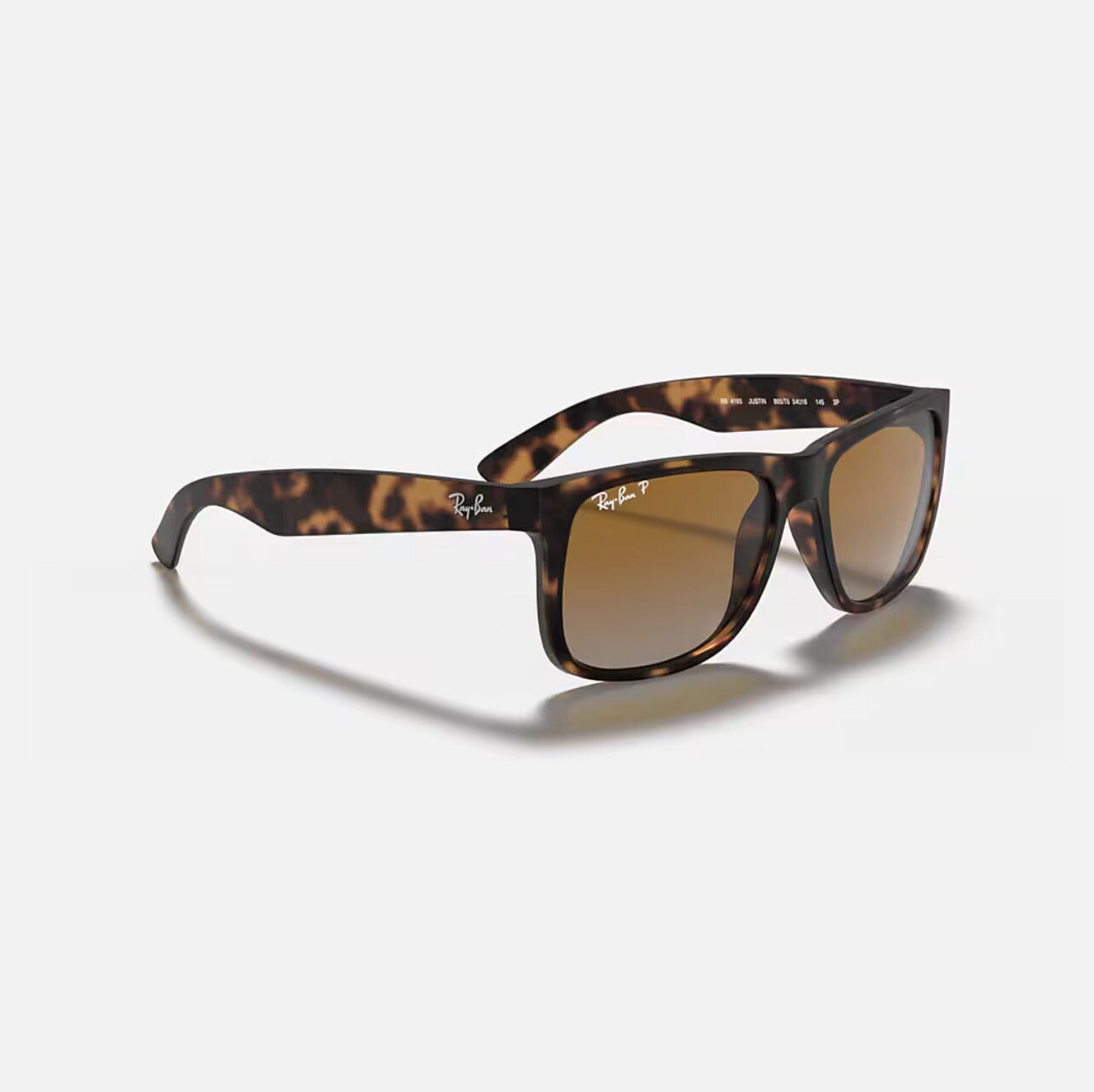 Ray-Ban JUSTIN CLASSIC Sunglasses in Matte Havana Frame and Brown lens - RB4165