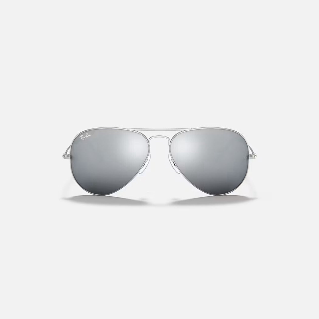 Ray-Ban Sunglasses RB3025 Aviator Silver Frame and Grey Mirror Lens