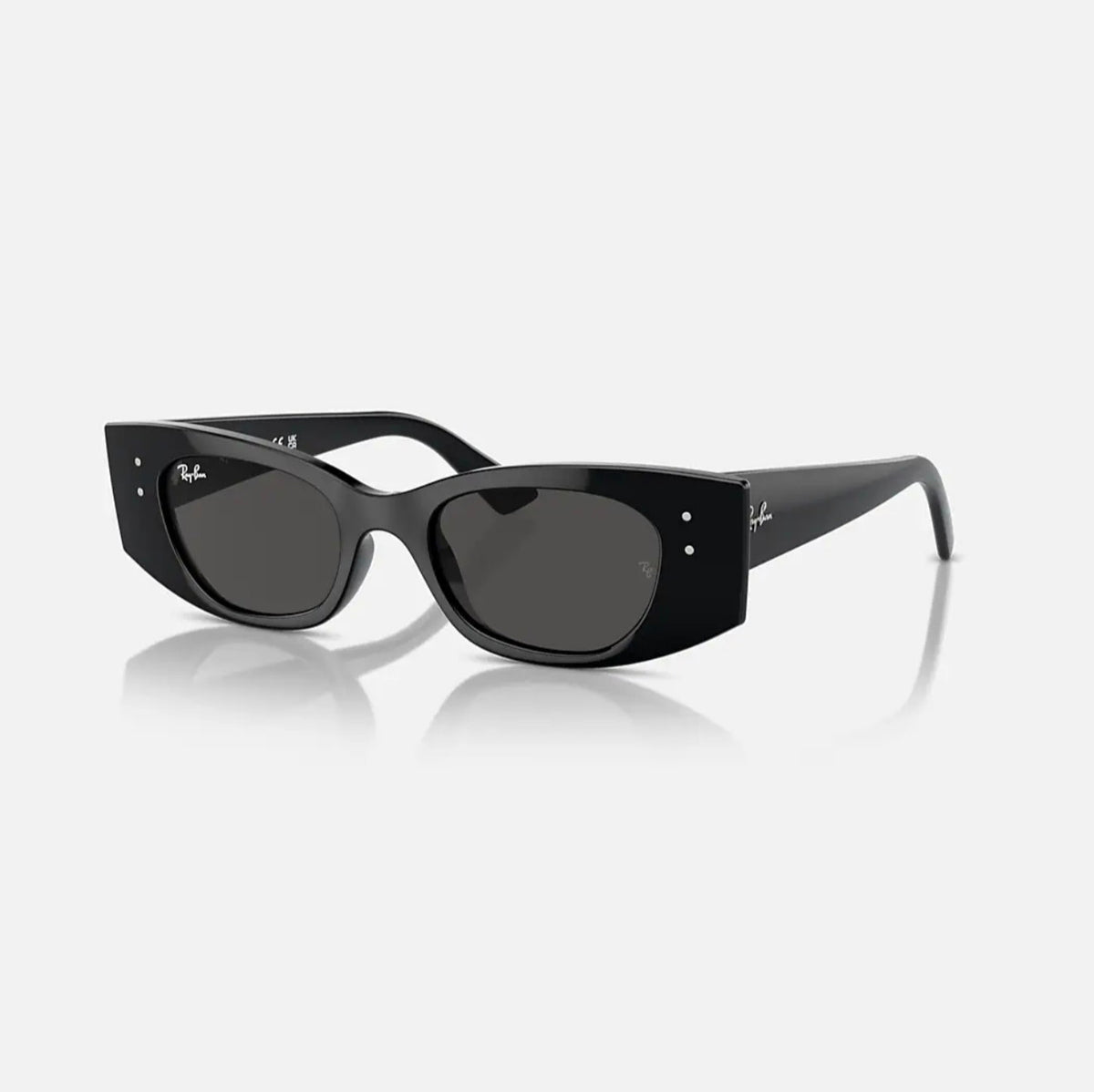 Ray-Ban KAT BIO-BASED Polished Black Frame Dark Grey Lens