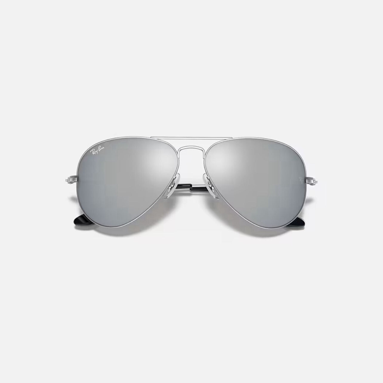 Ray-Ban Sunglasses RB3025 Aviator Silver Frame and Grey Mirror Lens