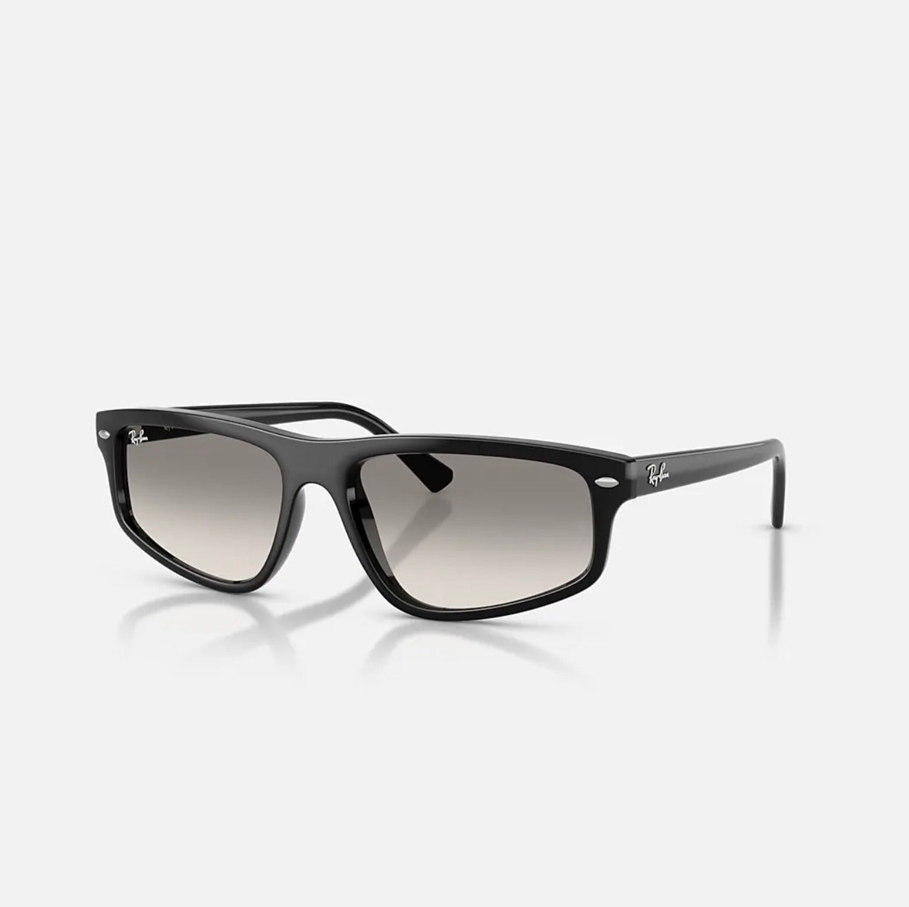 Ray-Ban RB2225 Black frame Grandient Grey lens