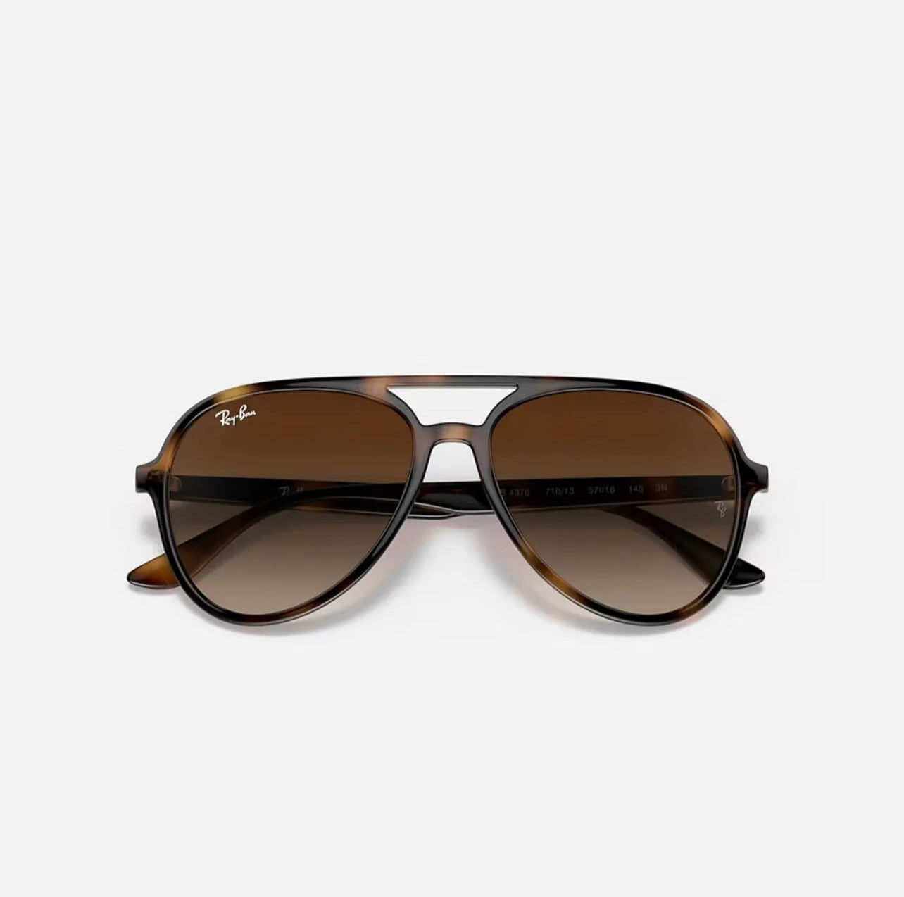 Ray-Ban RB4376 Havana frame Brown Gradient lens