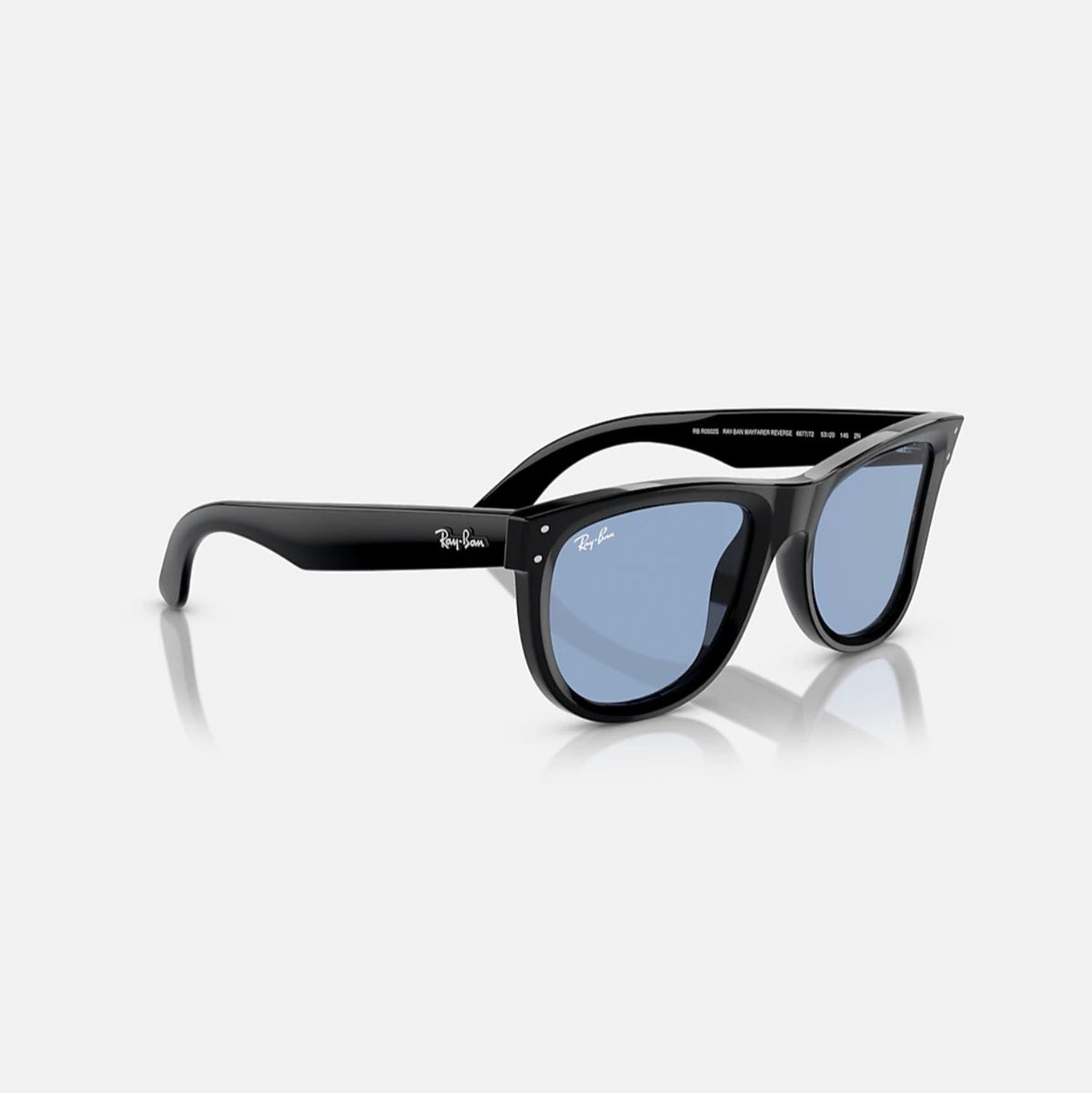Ray-Ban WAYFARER REVERSE Black Frame Light Blue Lens
