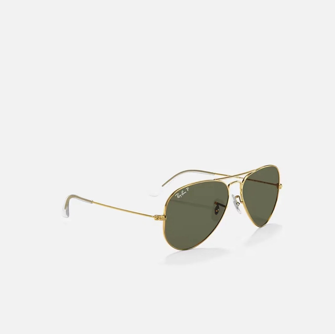 Ray-Ban Sunglasses RB3025 Aviator Classic Gold Frame Polarized Green Lens 58mm