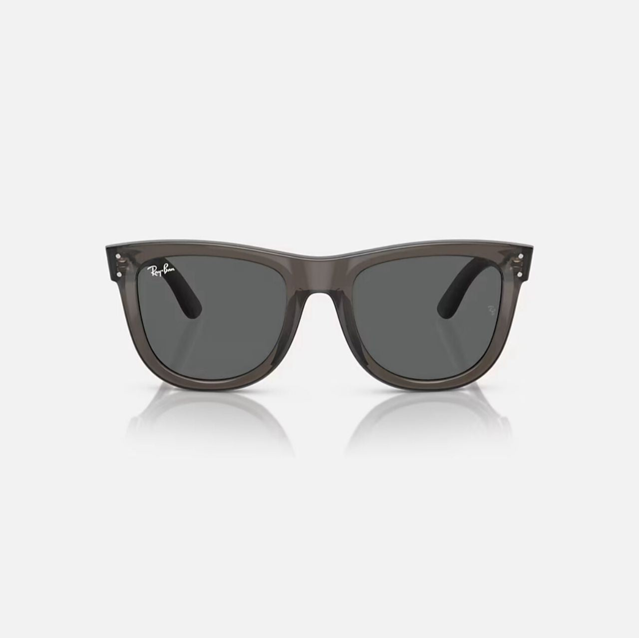 Ray-Ban Boyfriend Reverse Transparent Grey Frame grey Lens