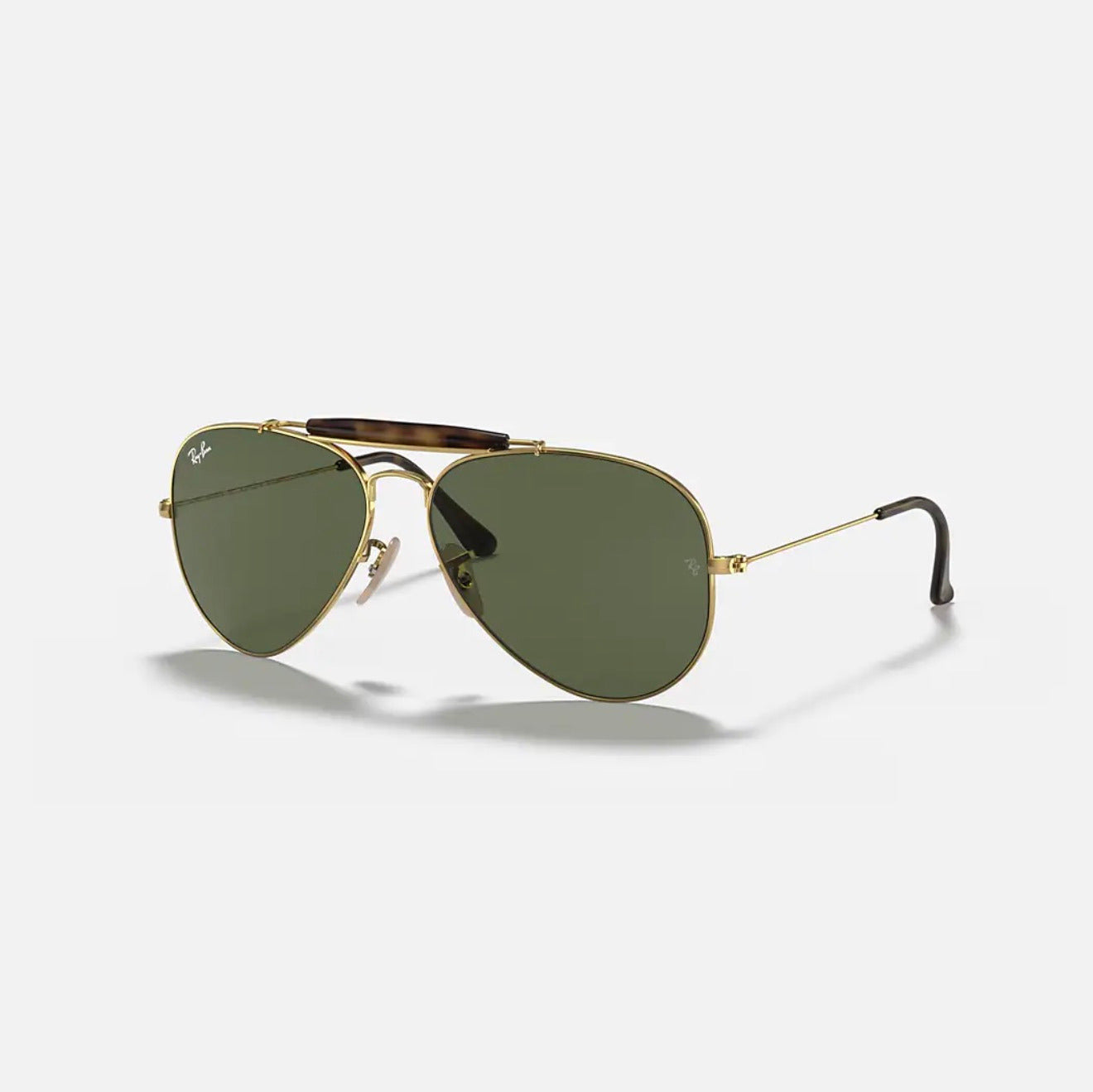 Ray-Ban RB3026 OUTDOORMAN II Gold Frame Green lens