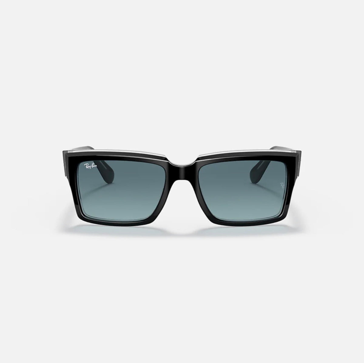 Ray-Ban INVERNESS Polished Black On Transparent Frame Blue Gradient Lens