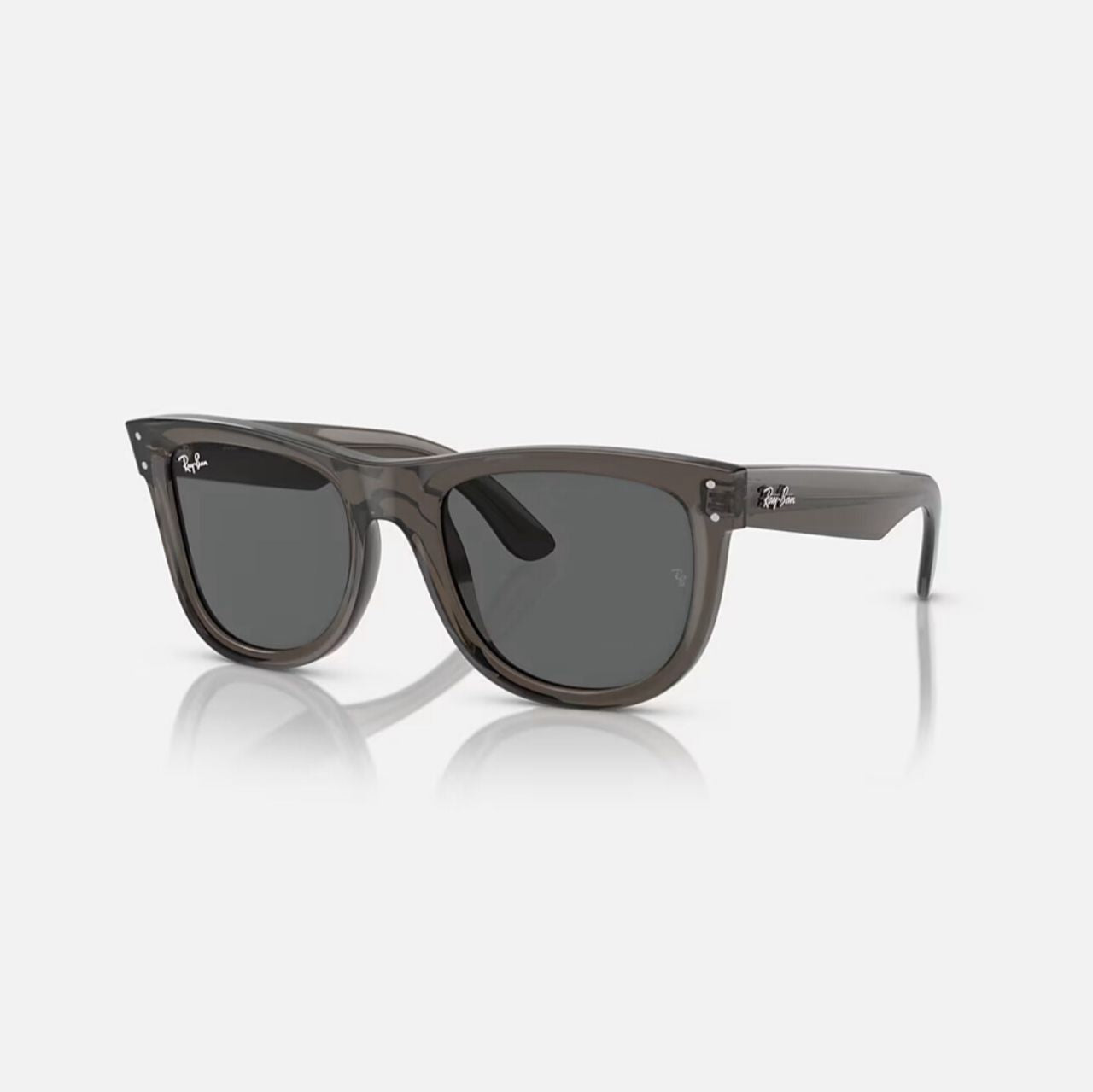 Ray-Ban Boyfriend Reverse Transparent Grey Frame grey Lens
