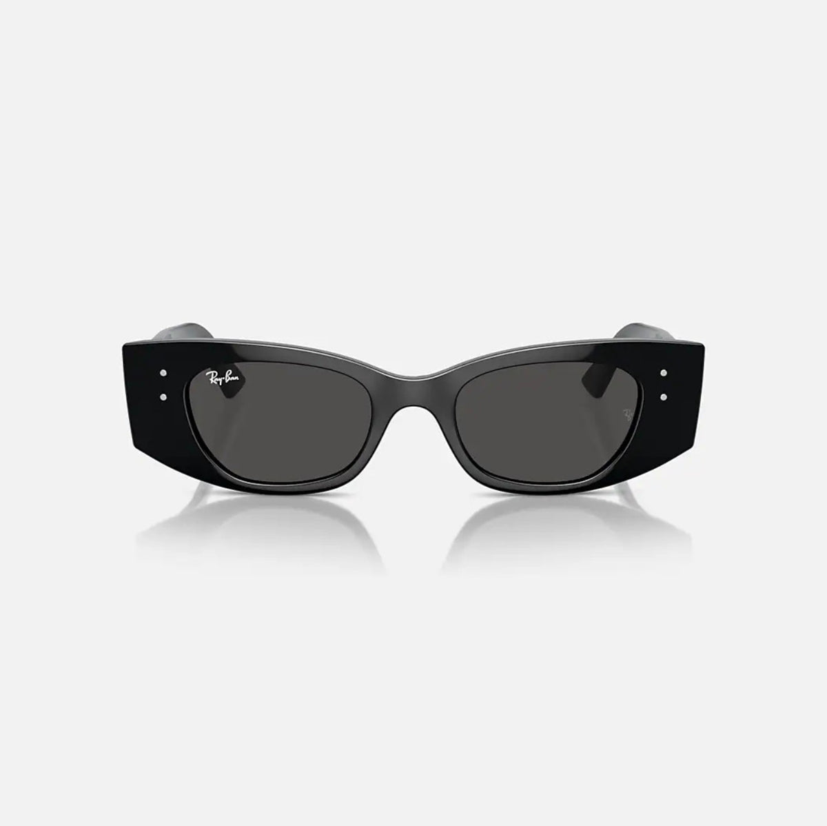 Ray-Ban KAT BIO-BASED Polished Black Frame Dark Grey Lens