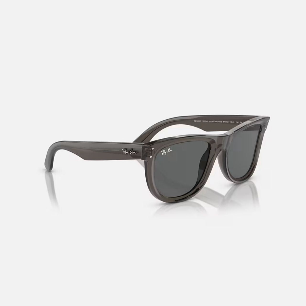 Ray-Ban Boyfriend Reverse Transparent Grey Frame grey Lens