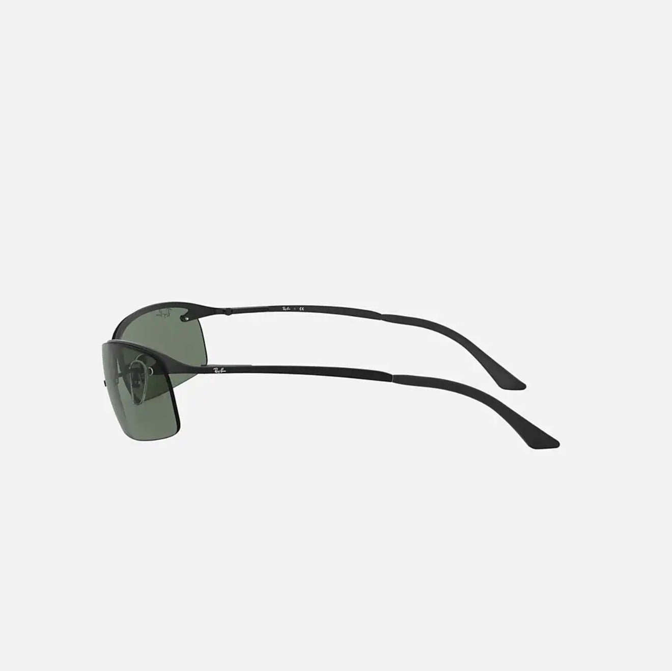 Ray-Ban RB3183 Matte Black Frame Green lens