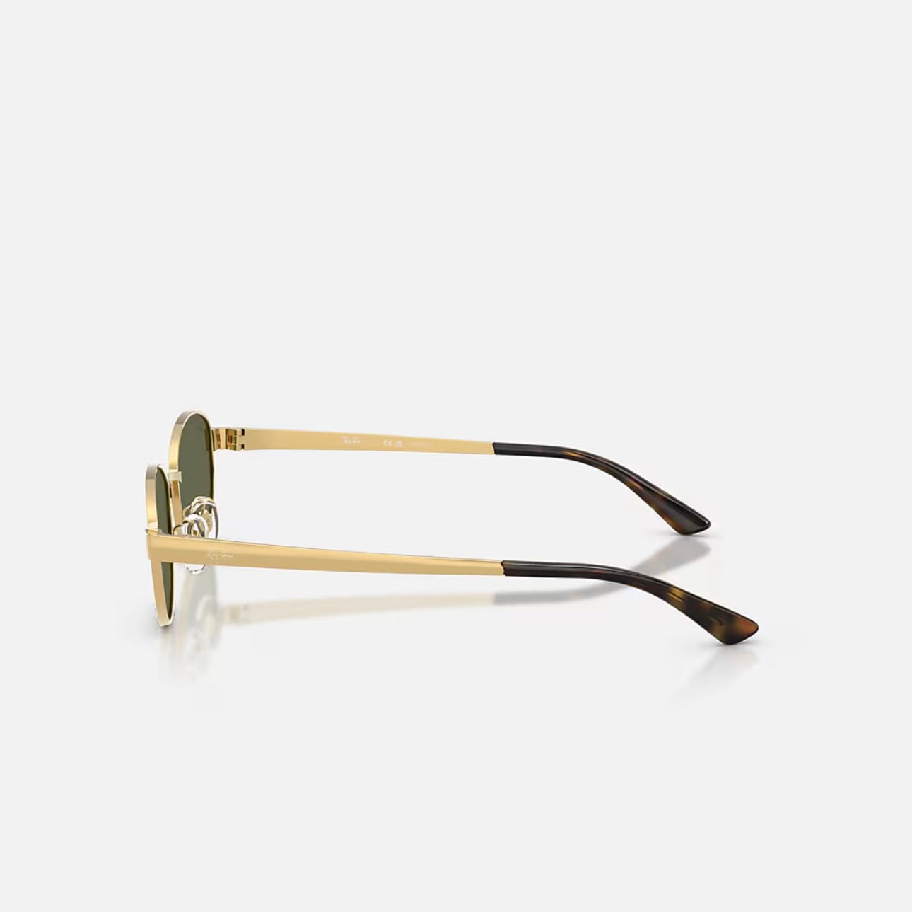 Ray-Ban RB3774D Gold Frame Dark Green Lens
