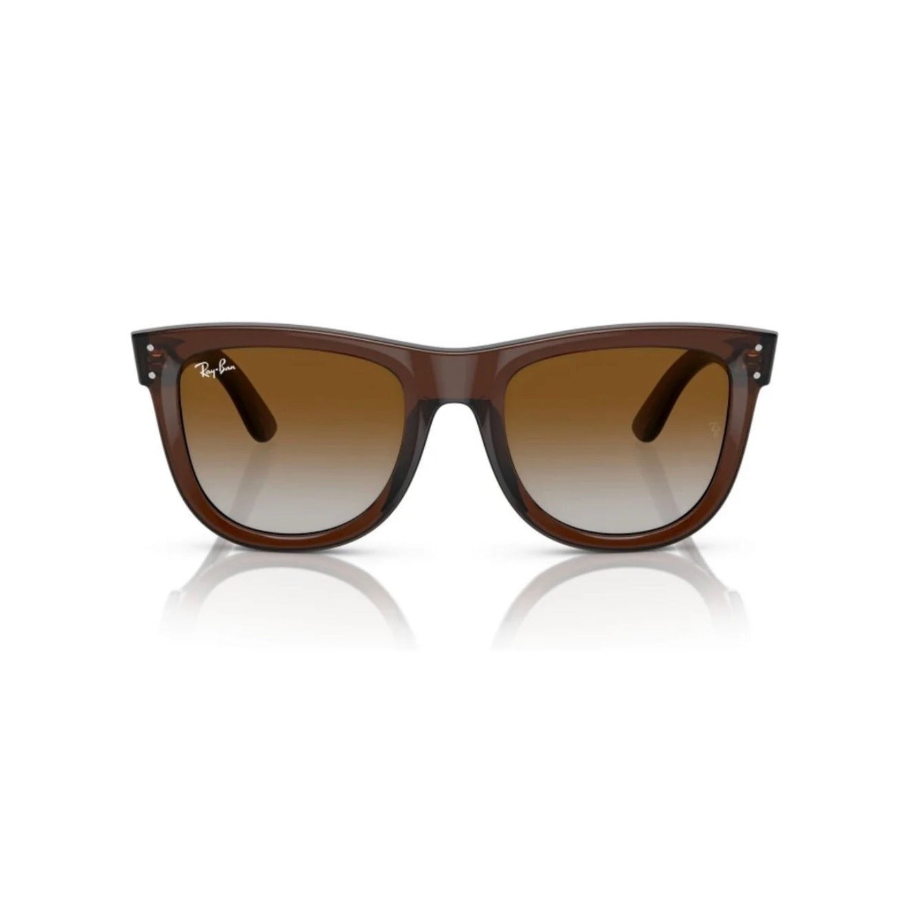 Ray-Ban Wayfarer ReverseTransparent Brown Frame Light Brown Gradient Lens