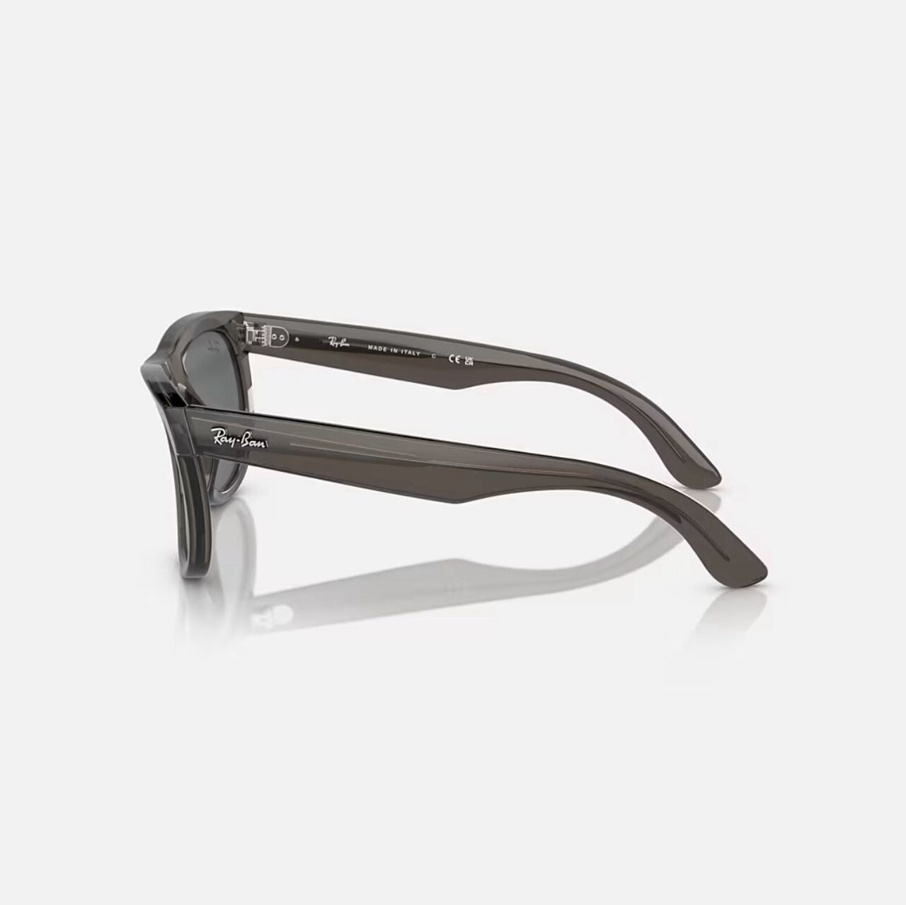 Ray-Ban Boyfriend Reverse Transparent Grey Frame grey Lens