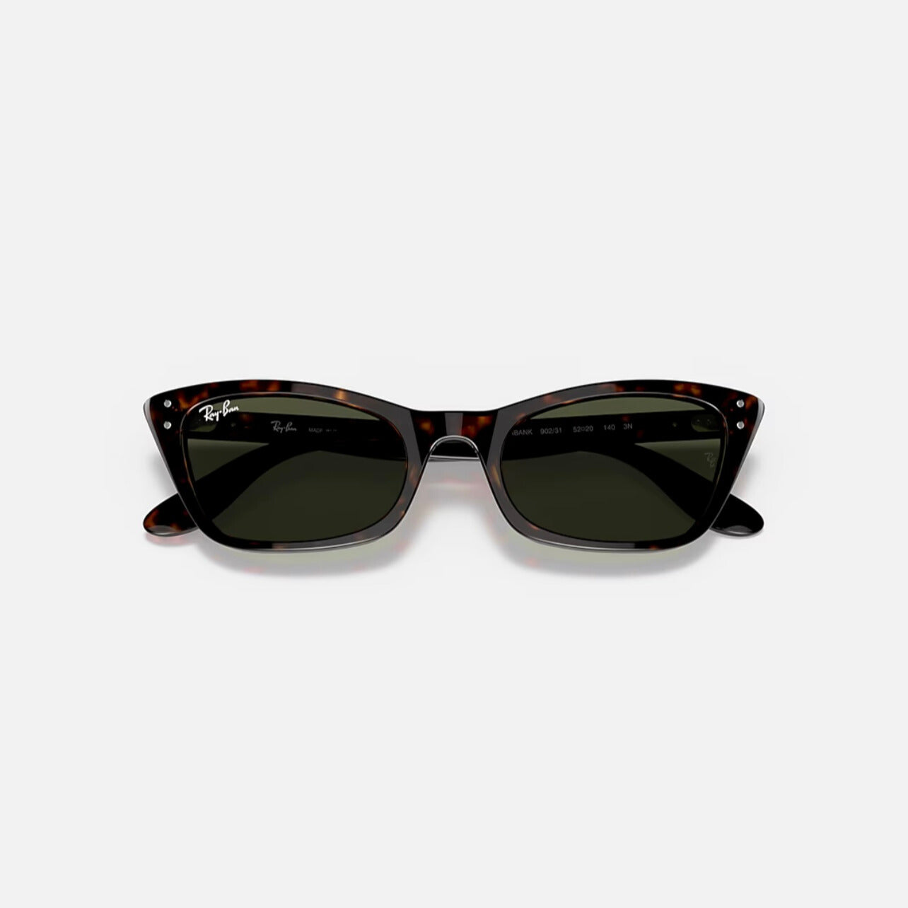 Ray-Ban LADY BURBANK Polished Havana frame green lens RB2299 902/31 52-20