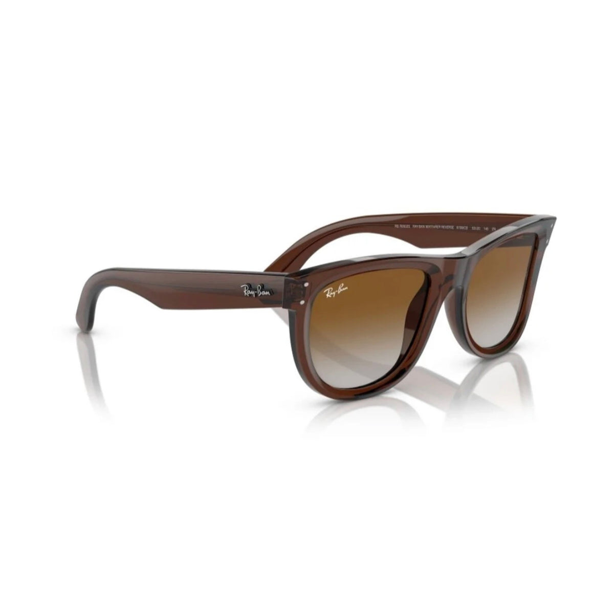 Ray-Ban Wayfarer ReverseTransparent Brown Frame Light Brown Gradient Lens