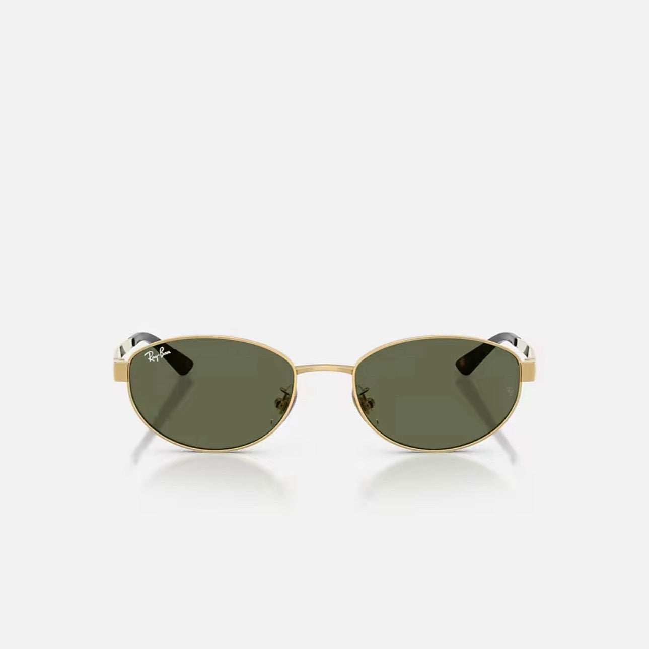 Ray-Ban RB3774D Gold Frame Dark Green Lens