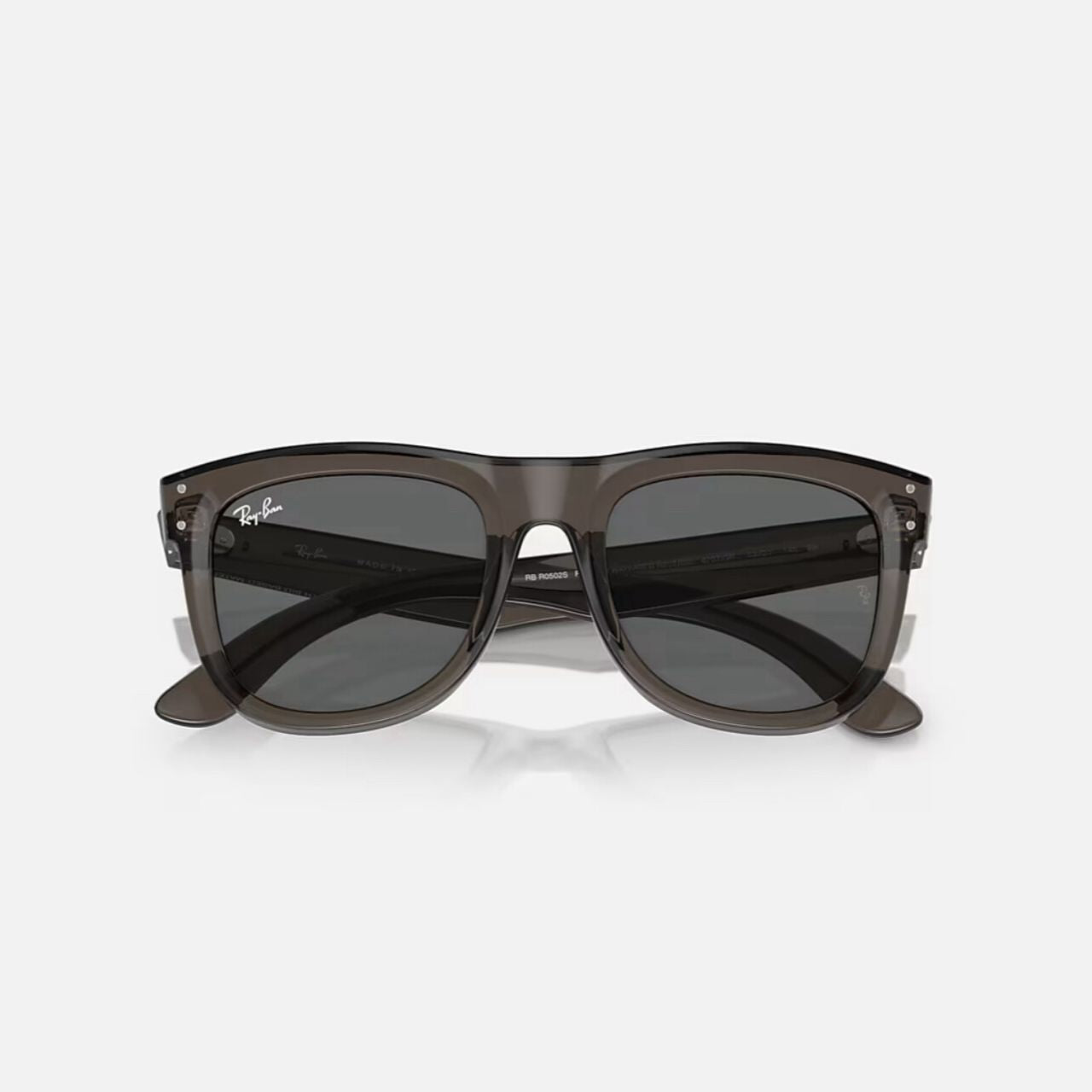 Ray-Ban Boyfriend Reverse Transparent Grey Frame grey Lens