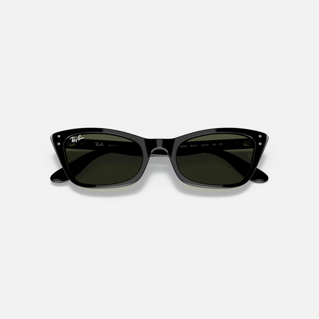 Ray-Ban LADY BURBANK black frame green lens RB2299 901/31 52-20