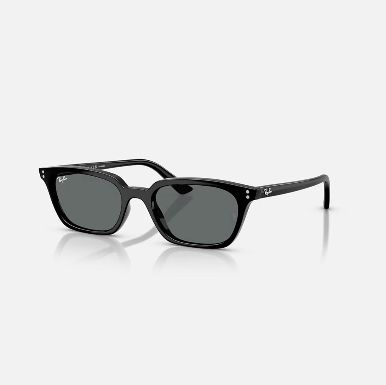 Ray-Ban ZAYA BIO-BASED Polished Black frame grey lens