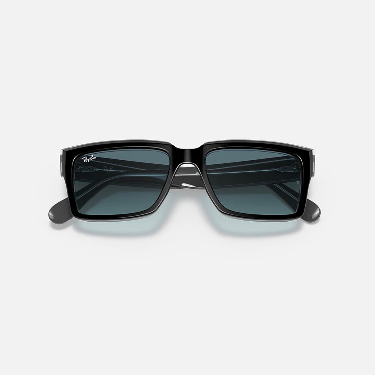 Ray-Ban INVERNESS Polished Black On Transparent Frame Blue Gradient Lens