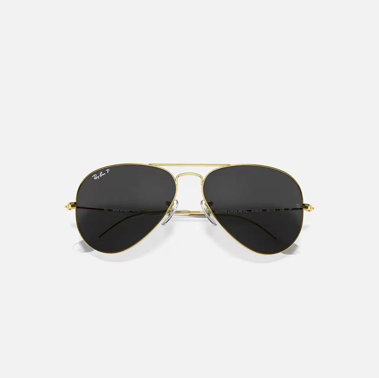 Ray-Ban RB3025 Aviator Classic Gold Frame Polarized black Lenses