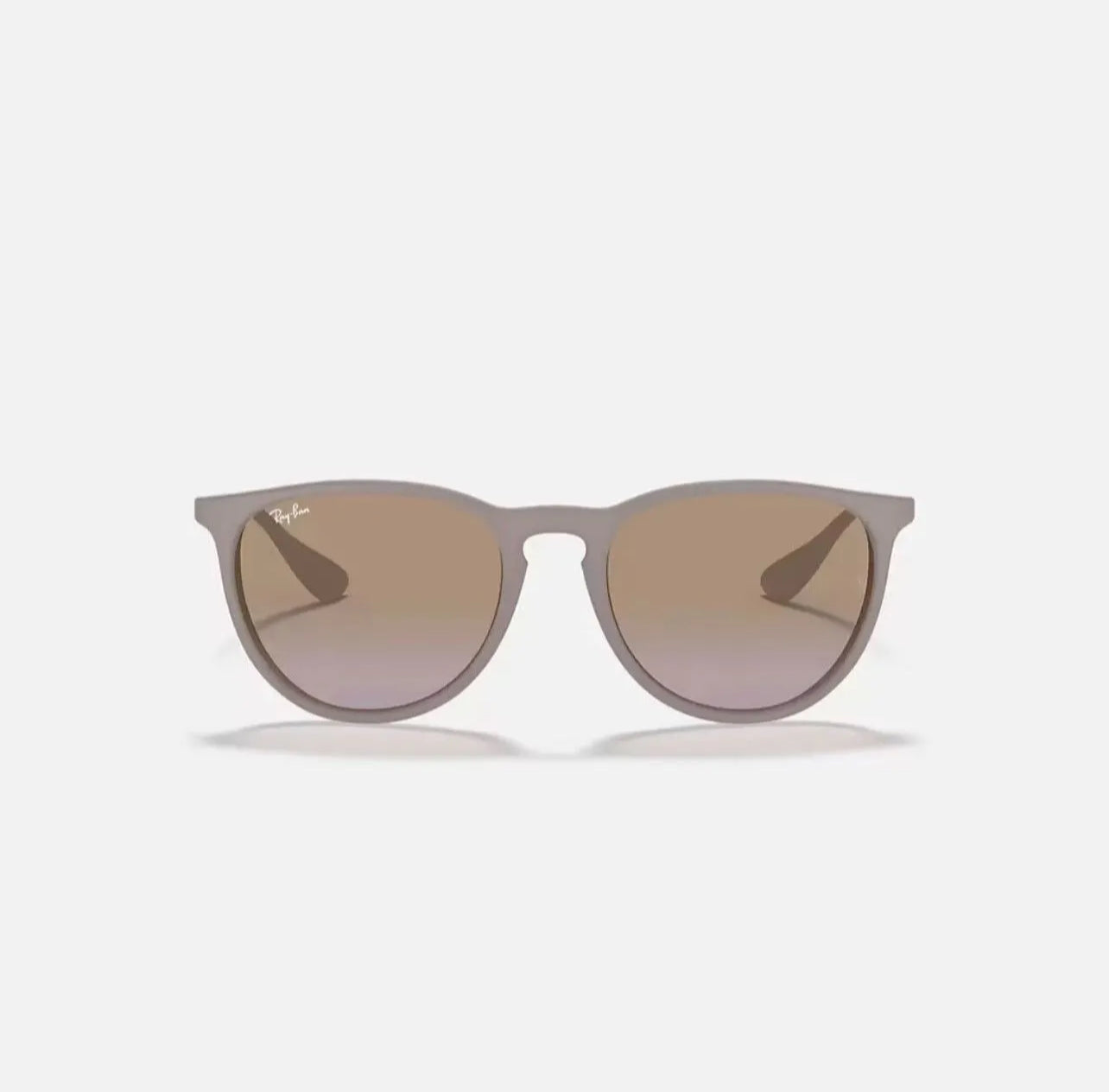 Ray-Ban ERIKA RB4171 Matte Dark Sand frame Brown/Violet lens